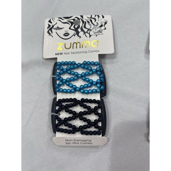 Zumma Mini Combs Hair Sectioning Combs Slide Stretch - Picture 2 of 3